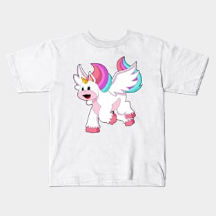 Unicorn with Wing Kids T-Shirt